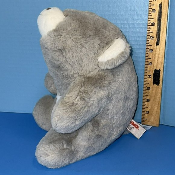Vintage Gund Snuffles Teddy Bear 10" Plush Gray Stuffed Animal Soft Toy 6050369 - Picture 1 of 7